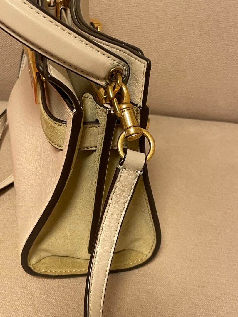 TORY BURCH リー ラジウィル プチ ダブルバッグ 白 - メルカリ