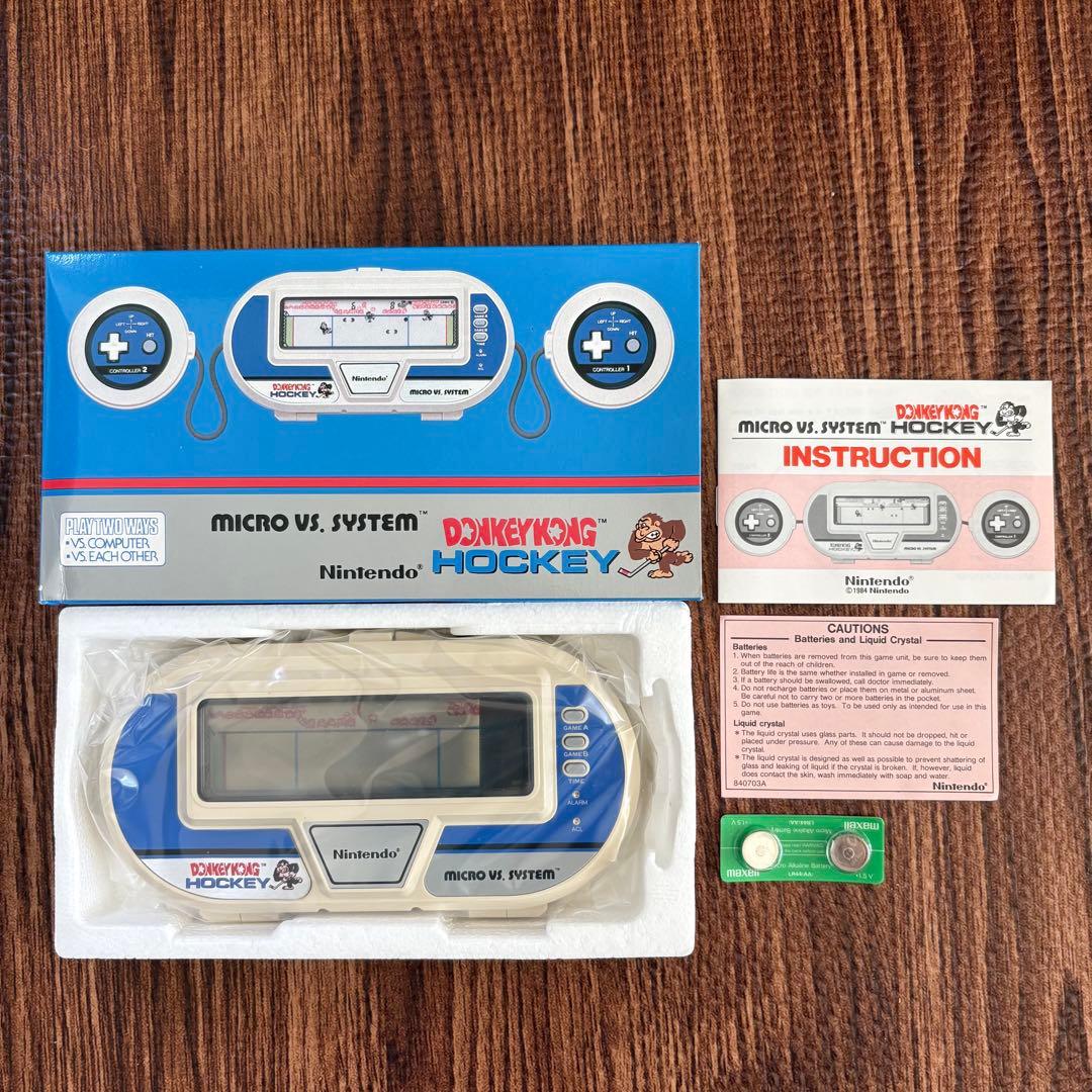 新品 ドンキーコングホッケー ゲームウォッチ ニンテンドー 海外版 レトロ Yahoo!オークション -「ホッケーゲーム」(ゲームウォッチ) (携帯型)の