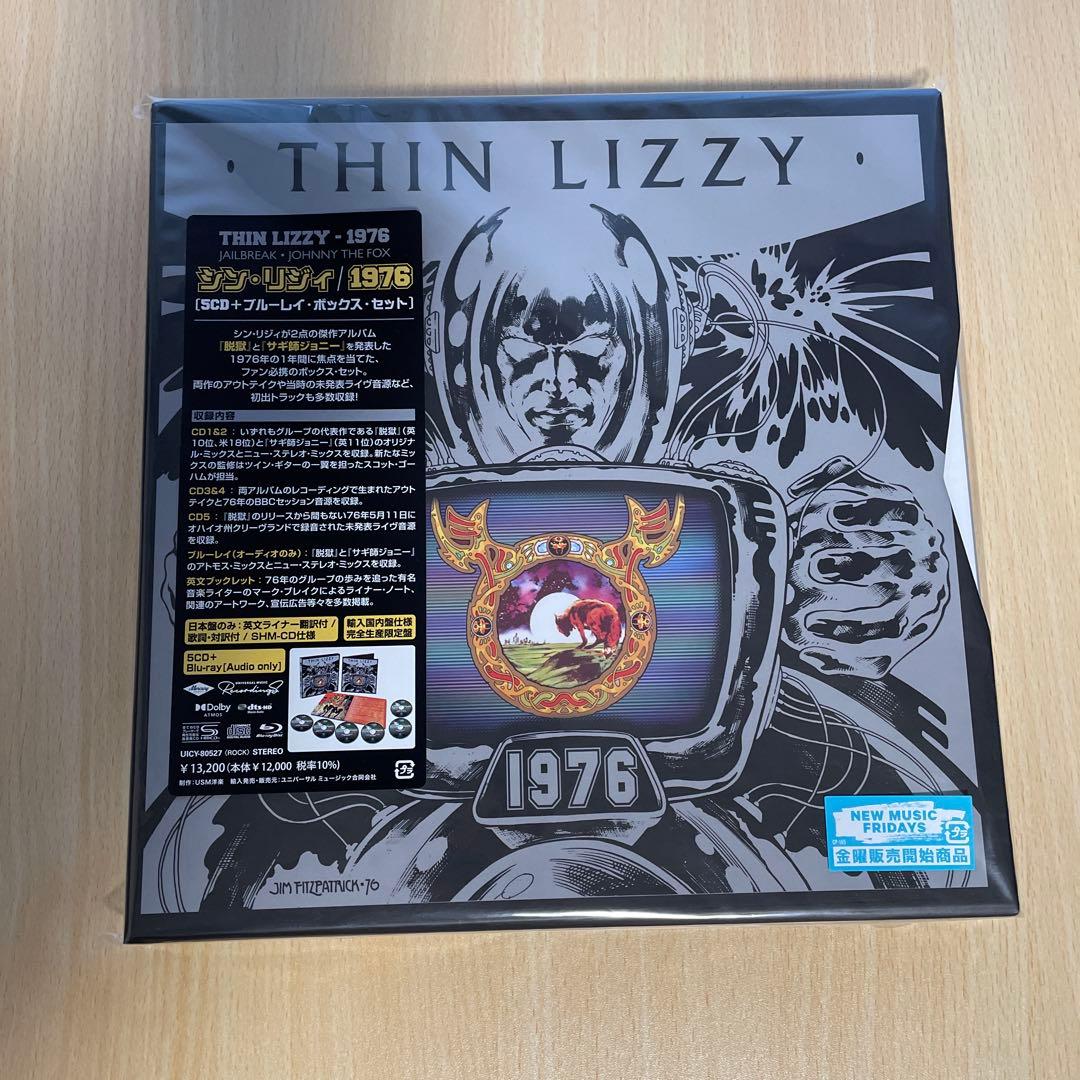 未開封 Thin Lizzy 1976 (5CD+Blu-ray) シン・リジィ Thin Lizzy 1976 First Limited Edition 5 SHM CD+Blu-ray Audio Japan