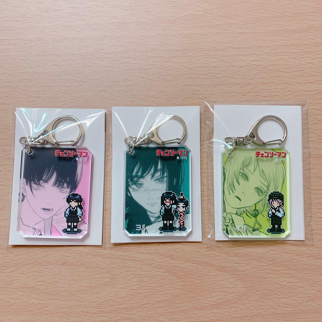 チェンソーマン シックアクリルキーホルダー第2弾 アサ&ヨル&キガ