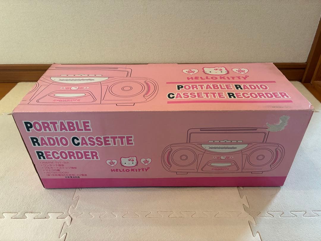 サンリオ　ハローキティ　ラジカセ 28427-517-