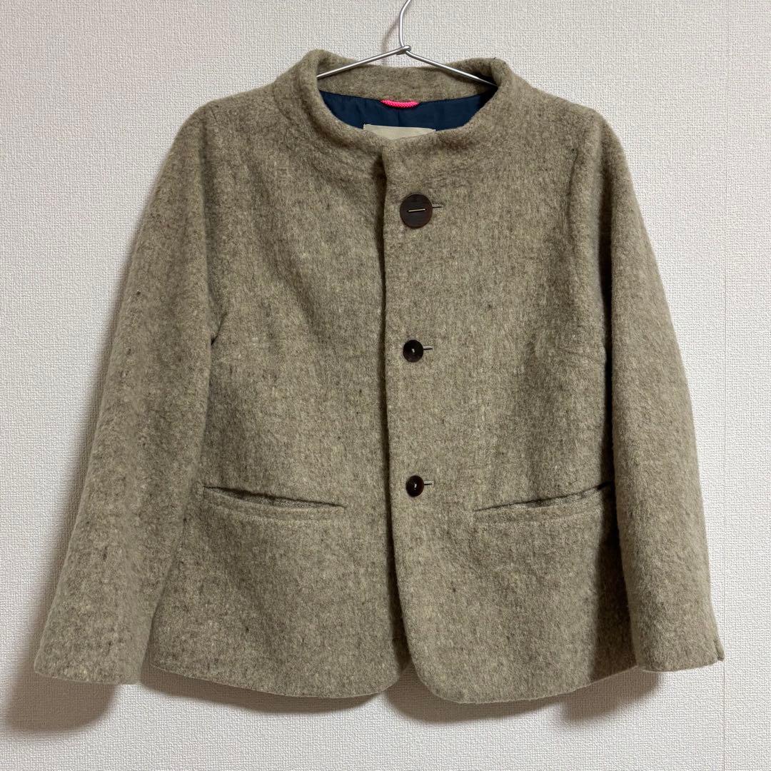 パラスパレス ウールコート ベージュ系 - メルカリ