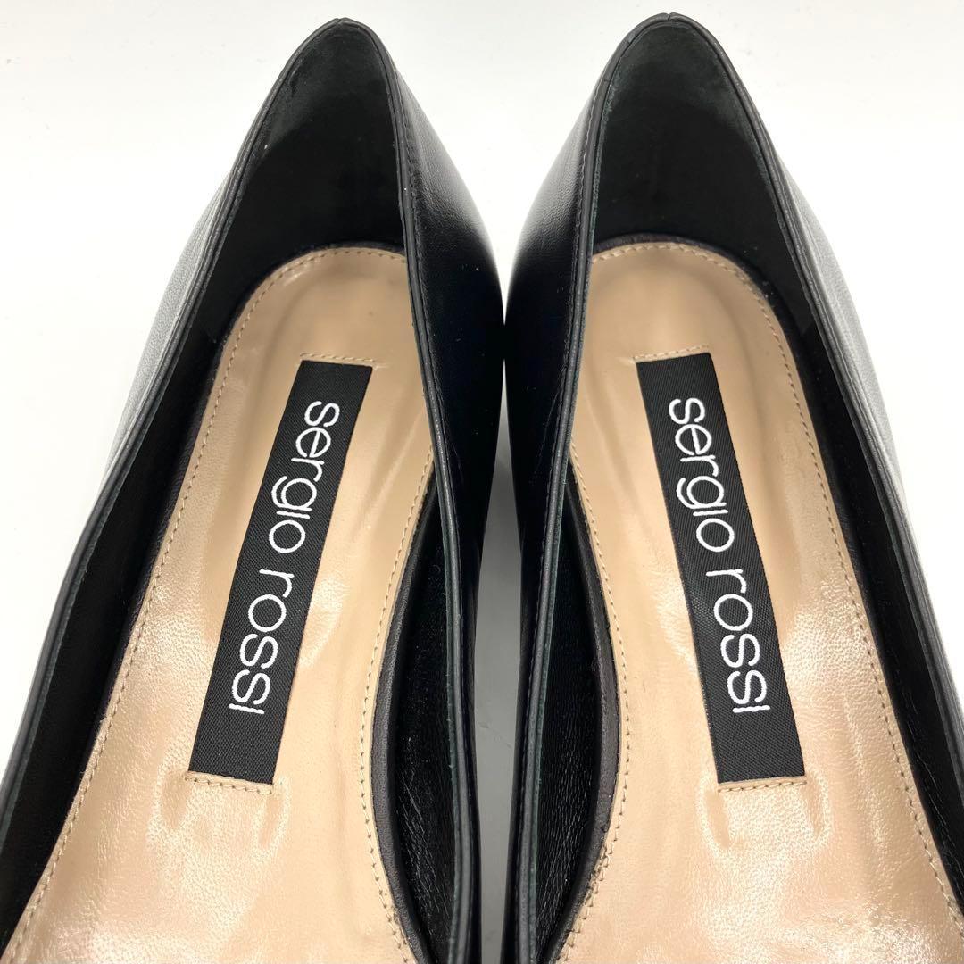 現行品・美品　セルジオロッシ　SR1 バレリーナ　フラットパンプス　24.5cm