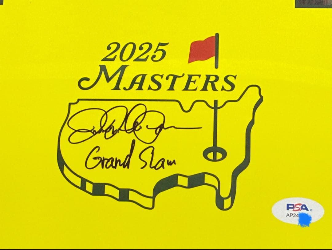 SALE！ローリーマキロイグランドスラム２０２５年マスターズ直筆サイン鑑定書付 写真] 2025年 マスターズ 試練のプレーオフ制し“涙の雄たけび”「呪いが