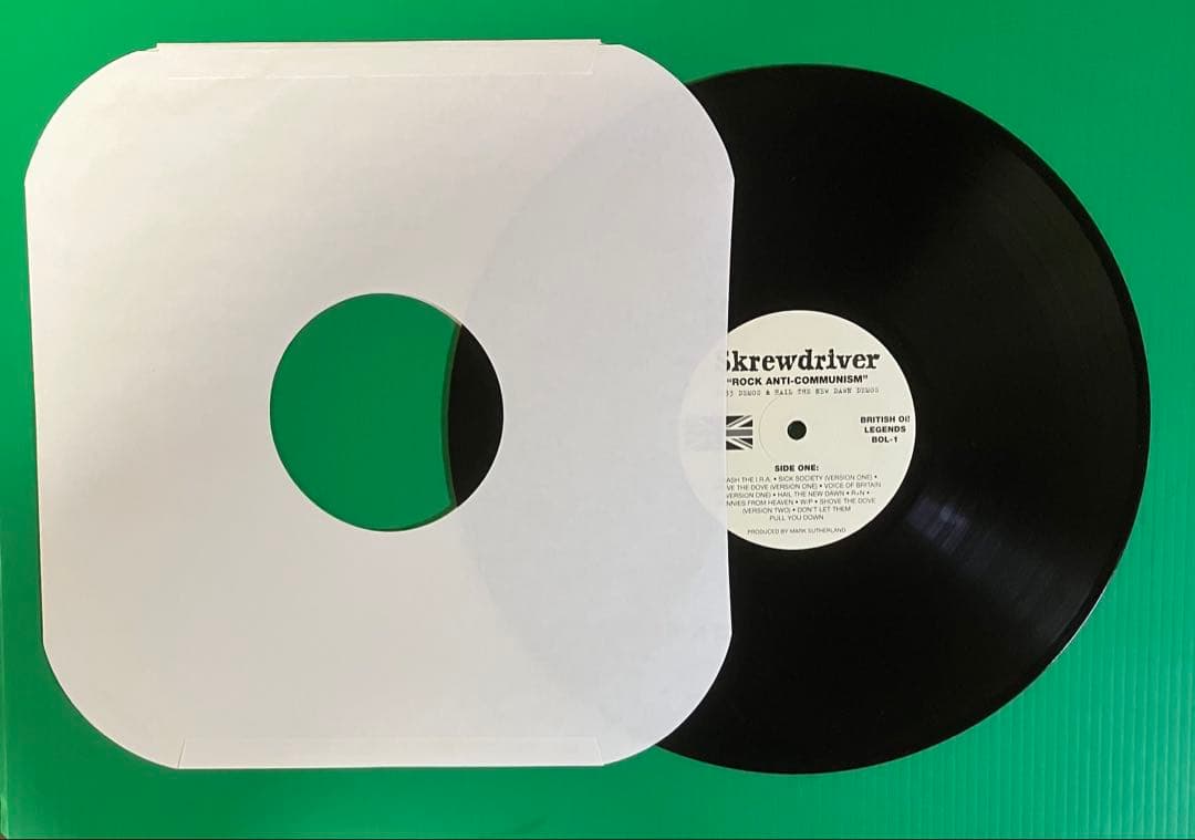 SCREWDRIVER『ROCK ANTI-COMMUNISM』 アナログ盤 - メルカリ
