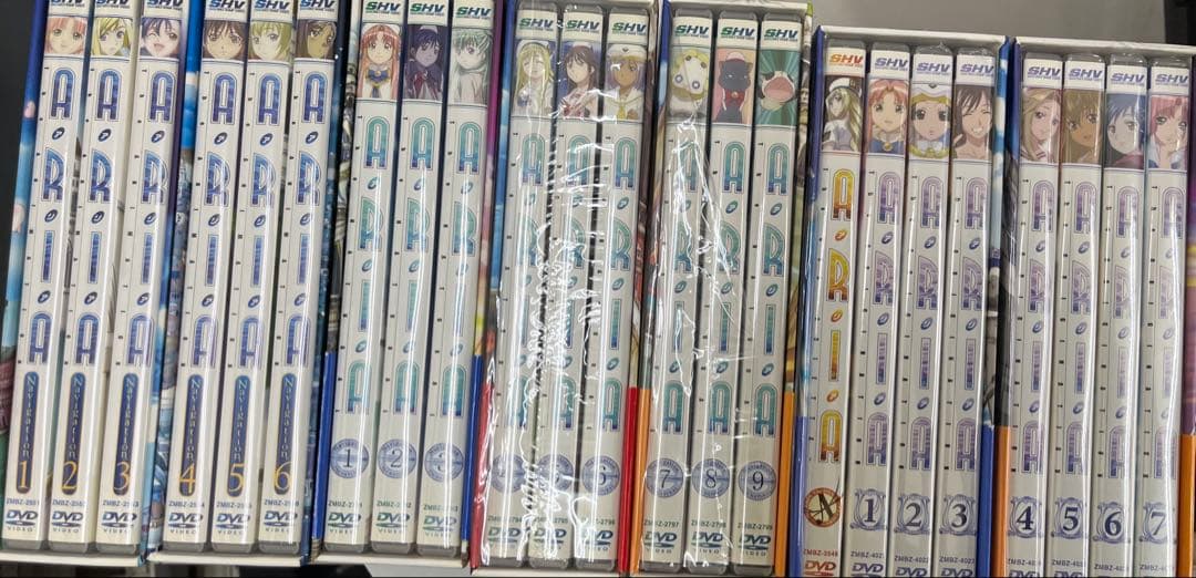 ARIA アリア アニメ版DVD 1期 2期 3期 OVA 全巻セット　box付 ARIA DVDセット テレビアニメ1期〜3期+OVA - メルカリ