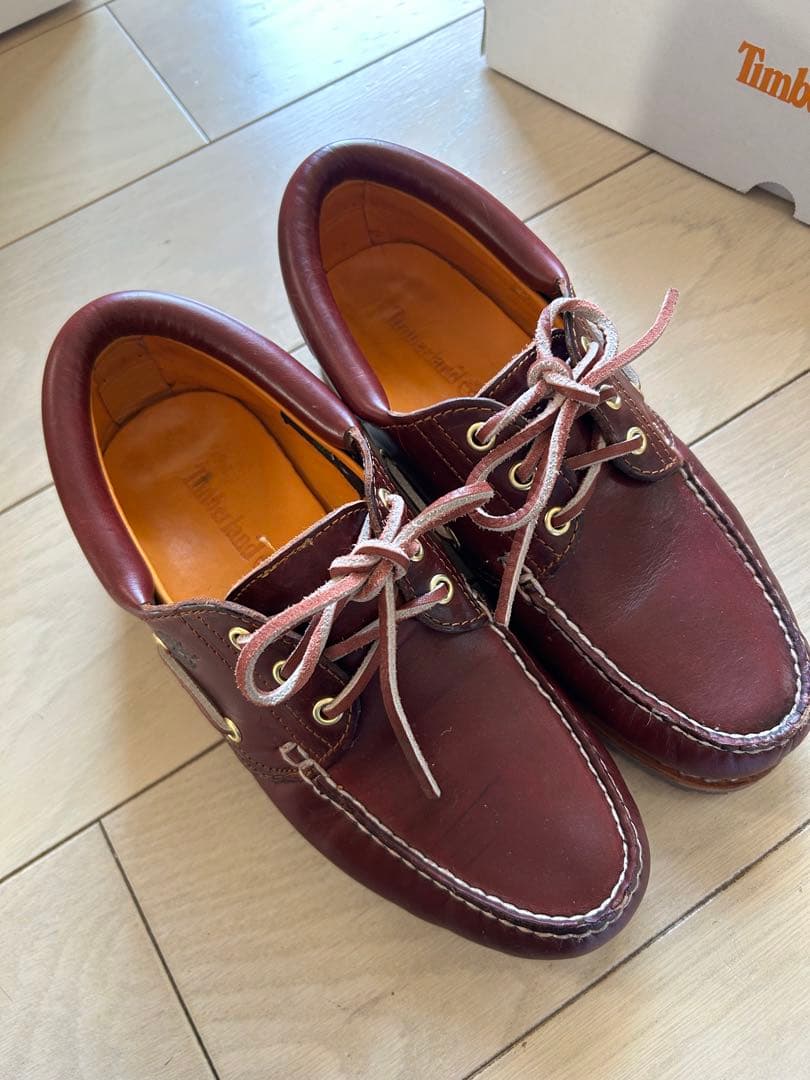 Timberland バーガンディ 3eye 25.5cm 箱無し