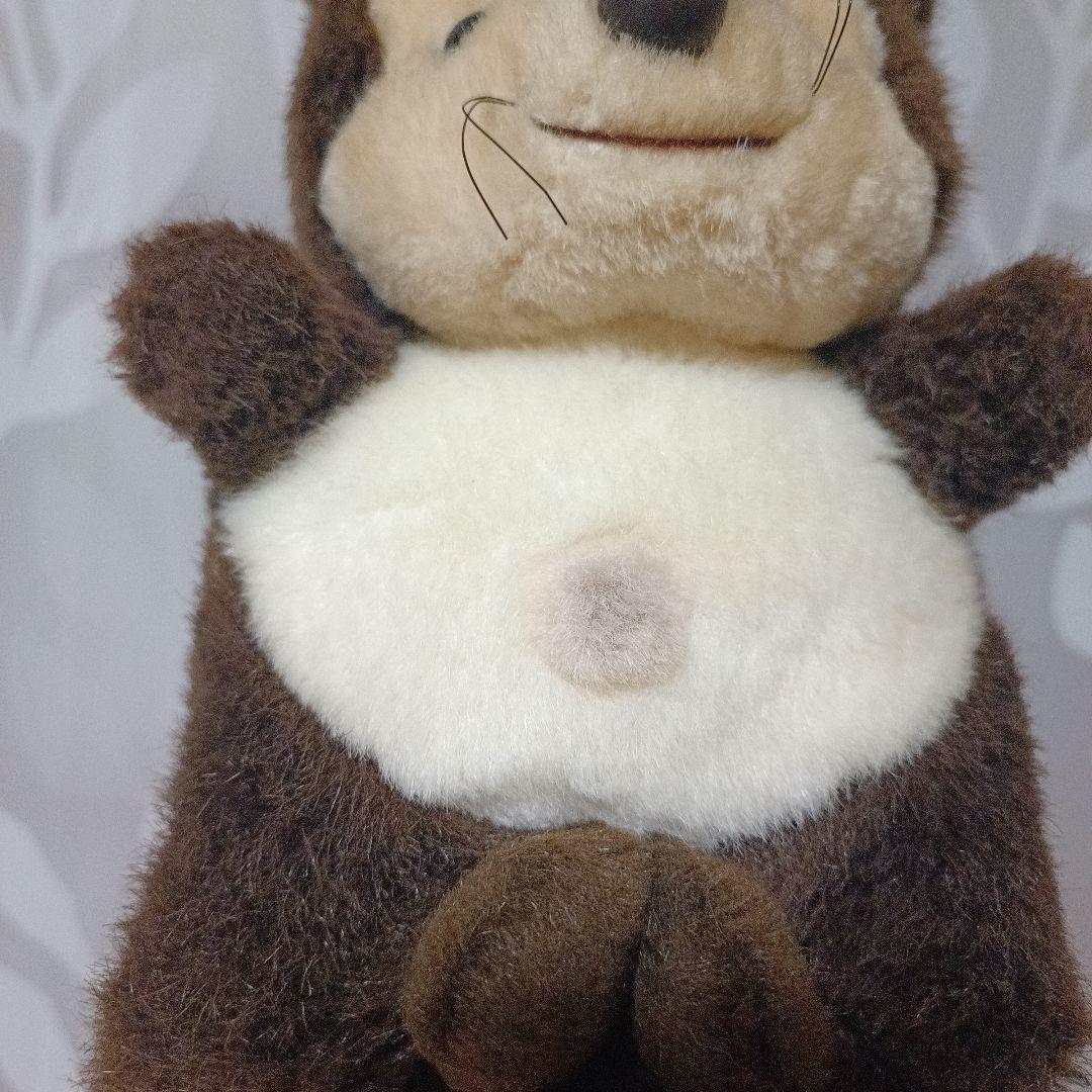 たぬきのたま吉 ぬいぐるみ 昭和レトロ ファースト社 たまきち 当時物