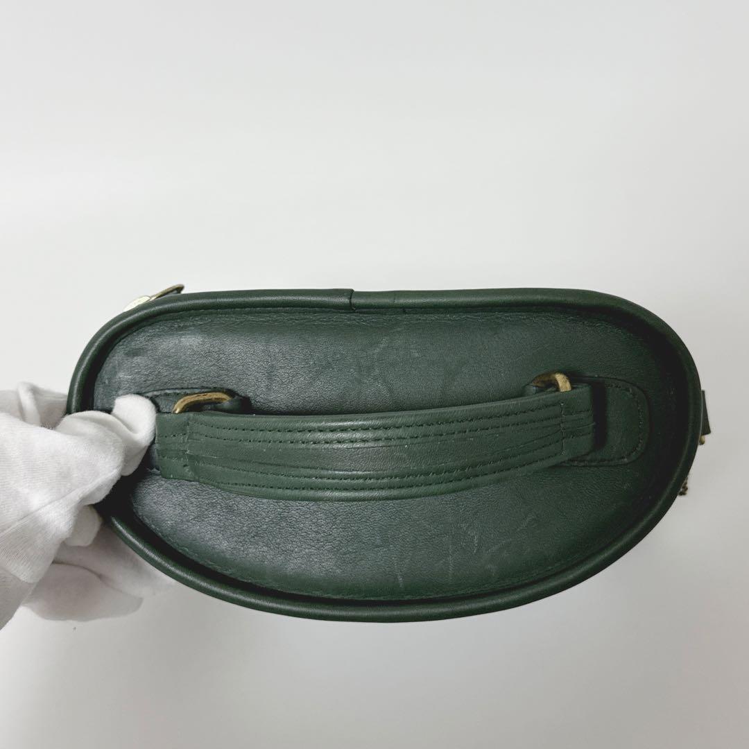 24時間以内発送】コーチ 9955 バニティ バッグ レザー グリーン - メルカリ