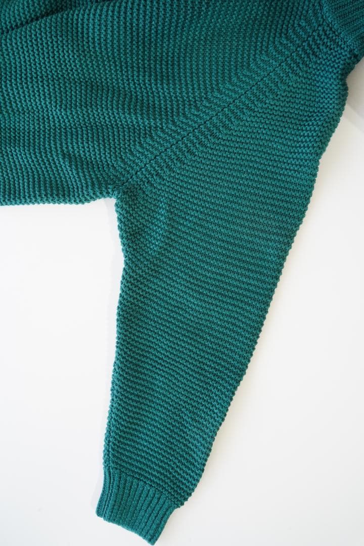 C.E（シーイー）MOCK TURTLE KNIT 21AW M グリーン - メルカリ