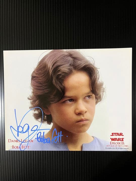 スターウォーズ ボバフェット ダニエルローガン 直筆サインポート