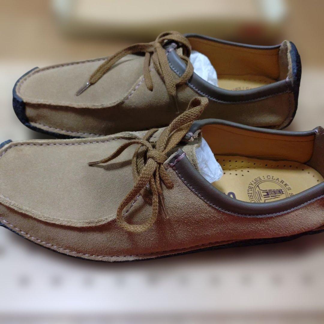 クラークス ナタリー ベージュ スエード モカシンCLARKS NATALIE