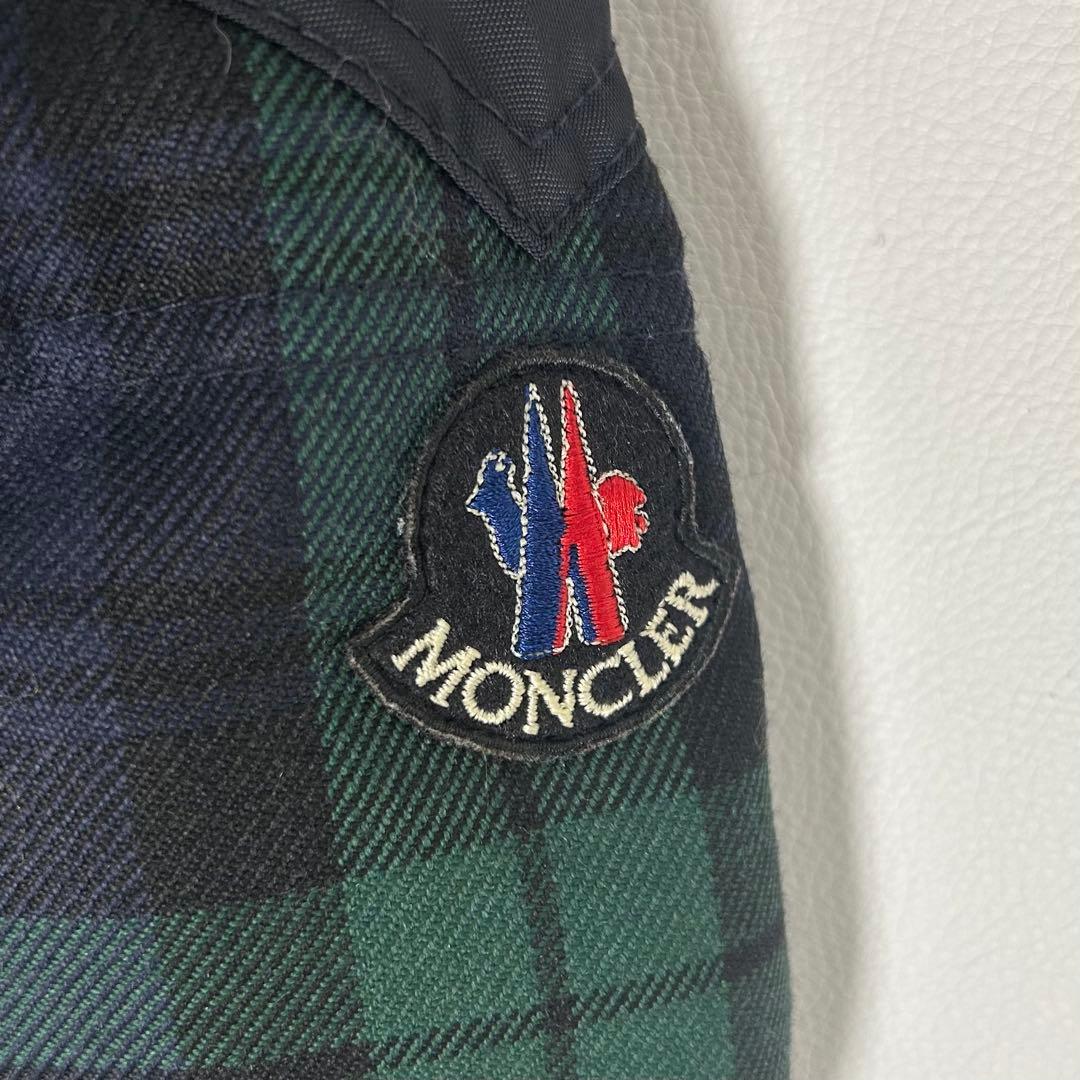最安値 MONCLER【極美品】チェック柄 ダウジャケット S 定価25万