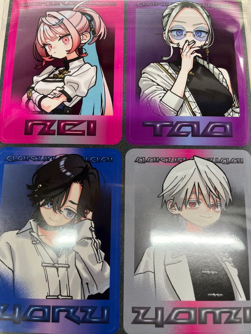 ジャンプSQ.3月特大号『極楽街』ミニ色紙風カード＆A5片面ホロカード