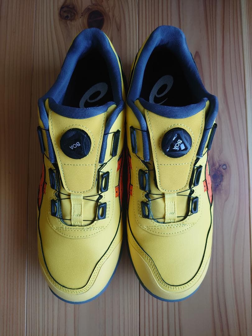 アシックス CP306 BOA ブライトイエロー×ハバネロ 27.5cm