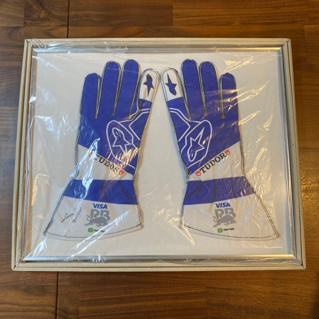 直筆サイン】角田裕毅 2024年 レプリカレーシンググローブ ／ VCARB