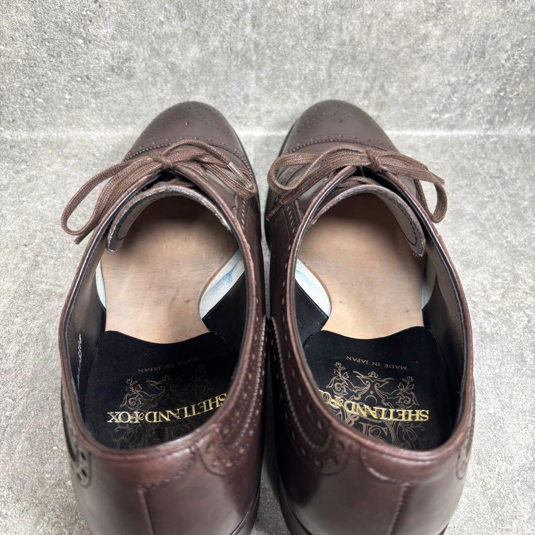 美品】SHETLAND FOX セミグローブ メダリオン 25cm レザー - メルカリ