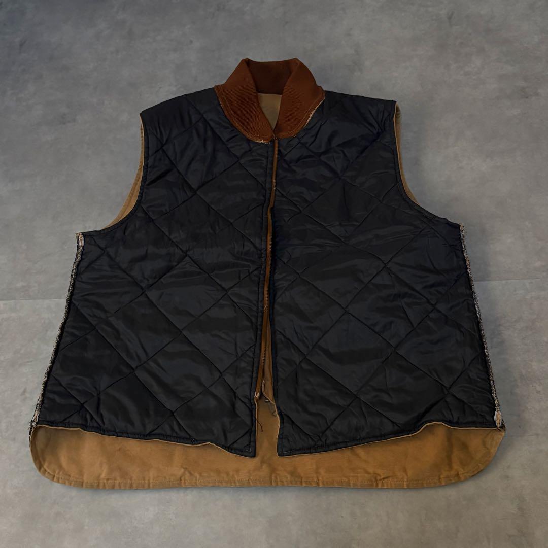 カーハート ダック ワークベスト キルティング裏地 XL〜XXL相当