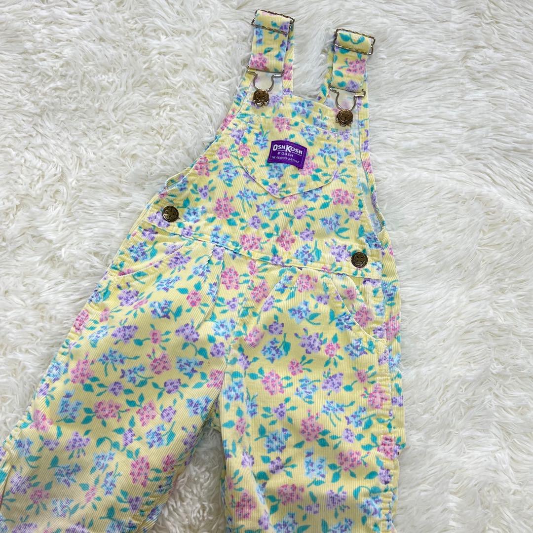フルハウス ステファニー着用 オシュコシュ オーバーオール 90-100 花