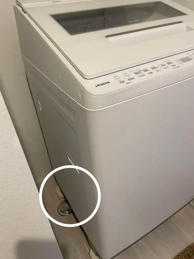 美品最新機種《日立》縦型全自動洗濯機BW-X120M