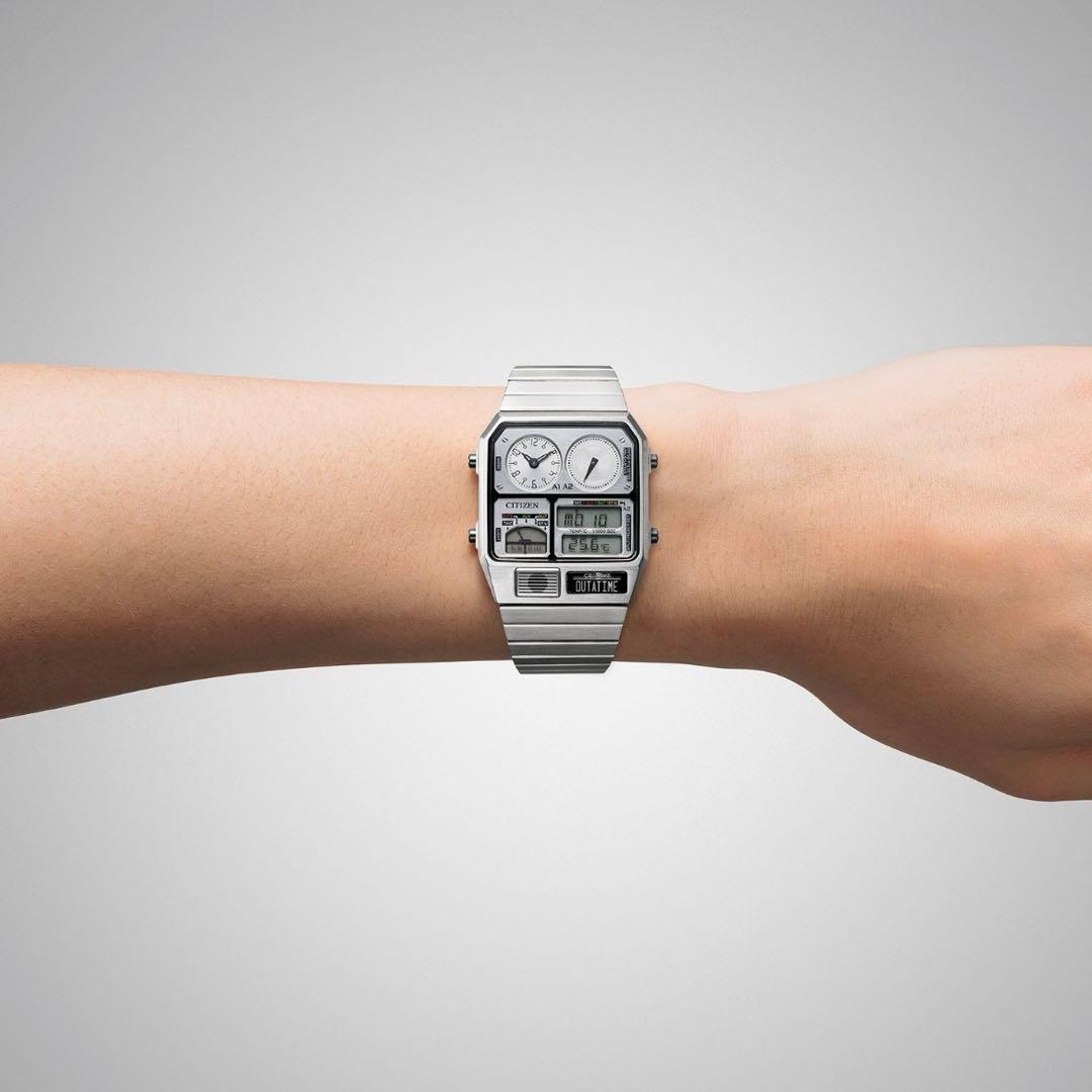 未開封】シチズン アナデジテンプ限定モデル バックトゥザフューチャー