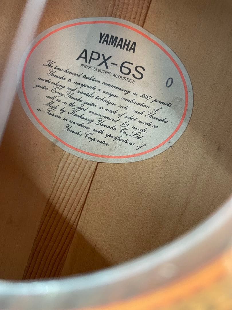 テ*ダ様 YAMAHA APX-6S エレクトリックアコースティックギター ブラの