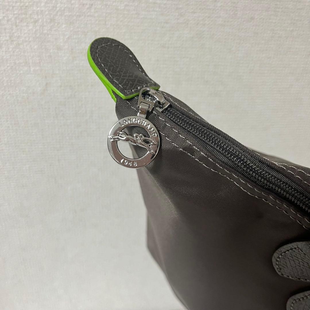 新品】ロンシャン ル プリアージュ グリーンライン肩掛けM最新色ラテ