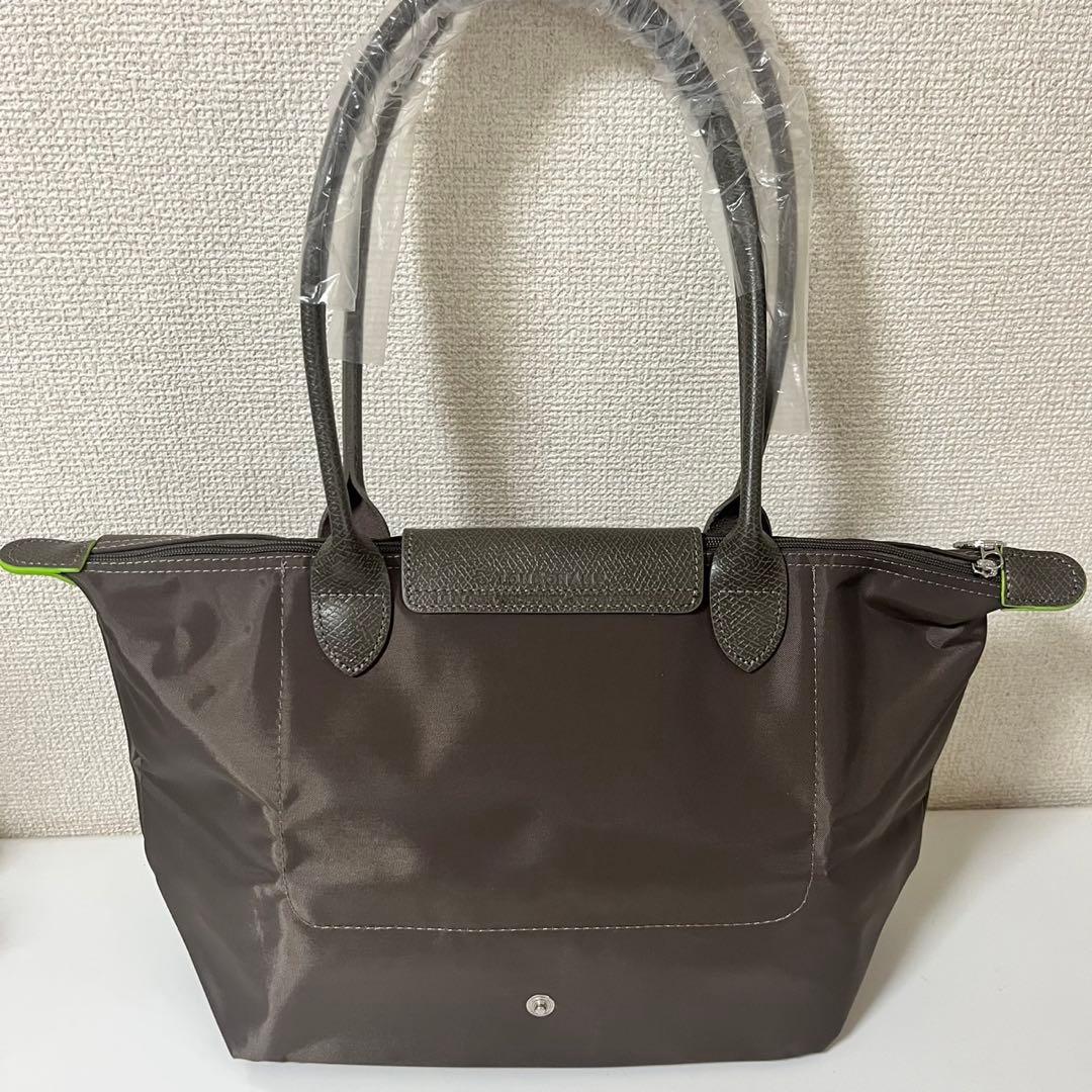 新品】ロンシャン ル プリアージュ グリーンライン肩掛けM最新色ラテ