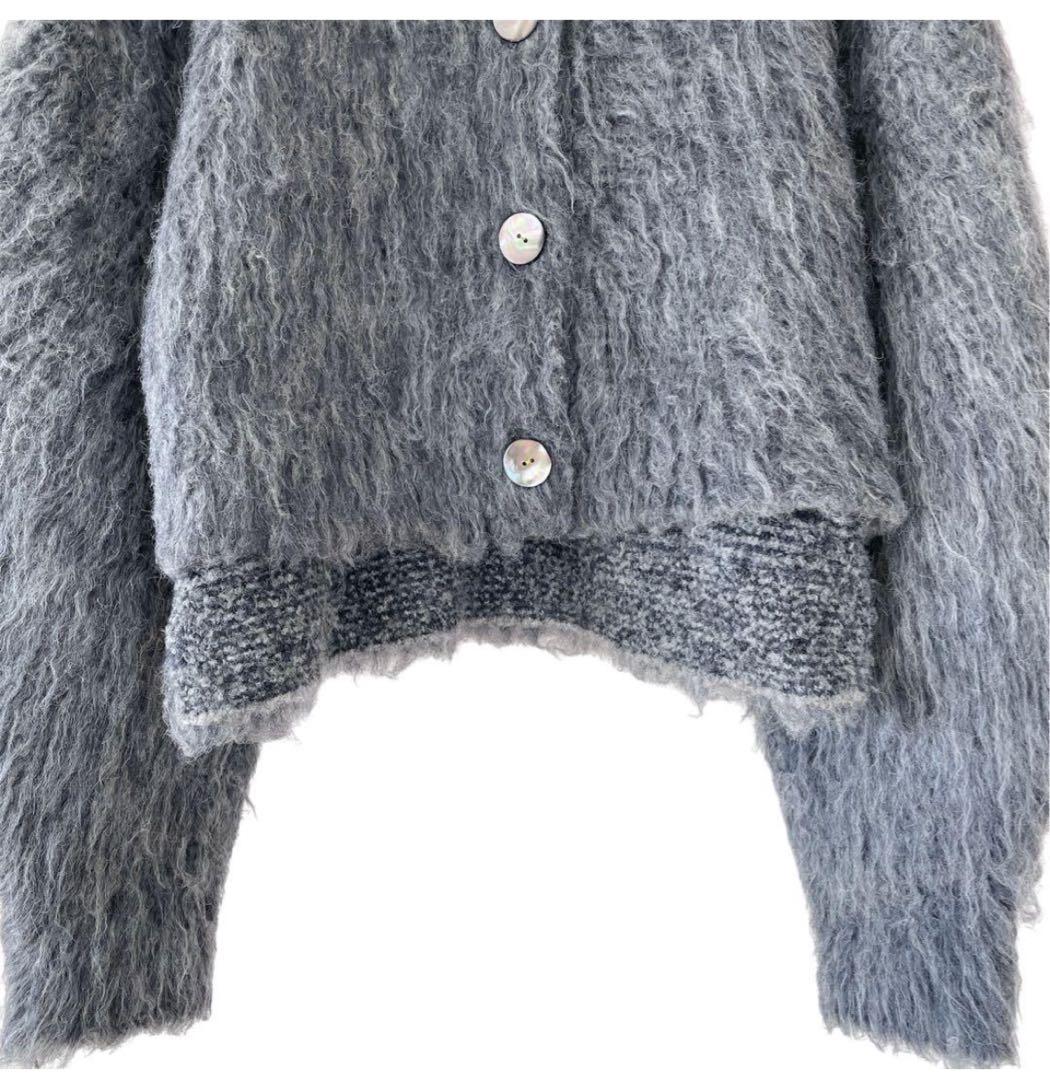 ナゴンスタンス nagonstans シャギーニットカーディガン