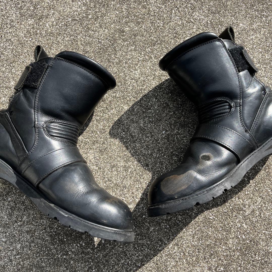 小難有り 日本製 カドヤ ブラックアンクル 25.5cm