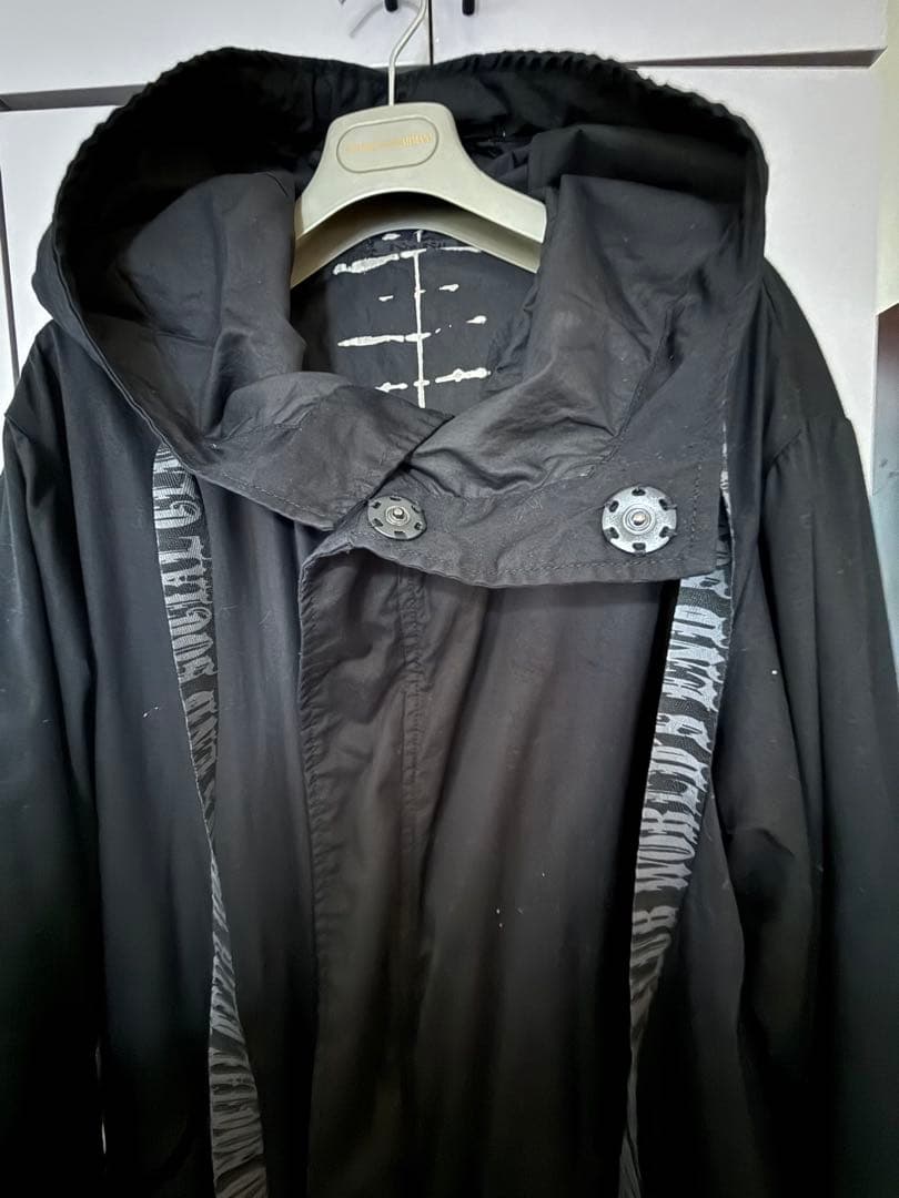 ケムリ KmRii コットン コート ユニセックス ブラック - メルカリ
