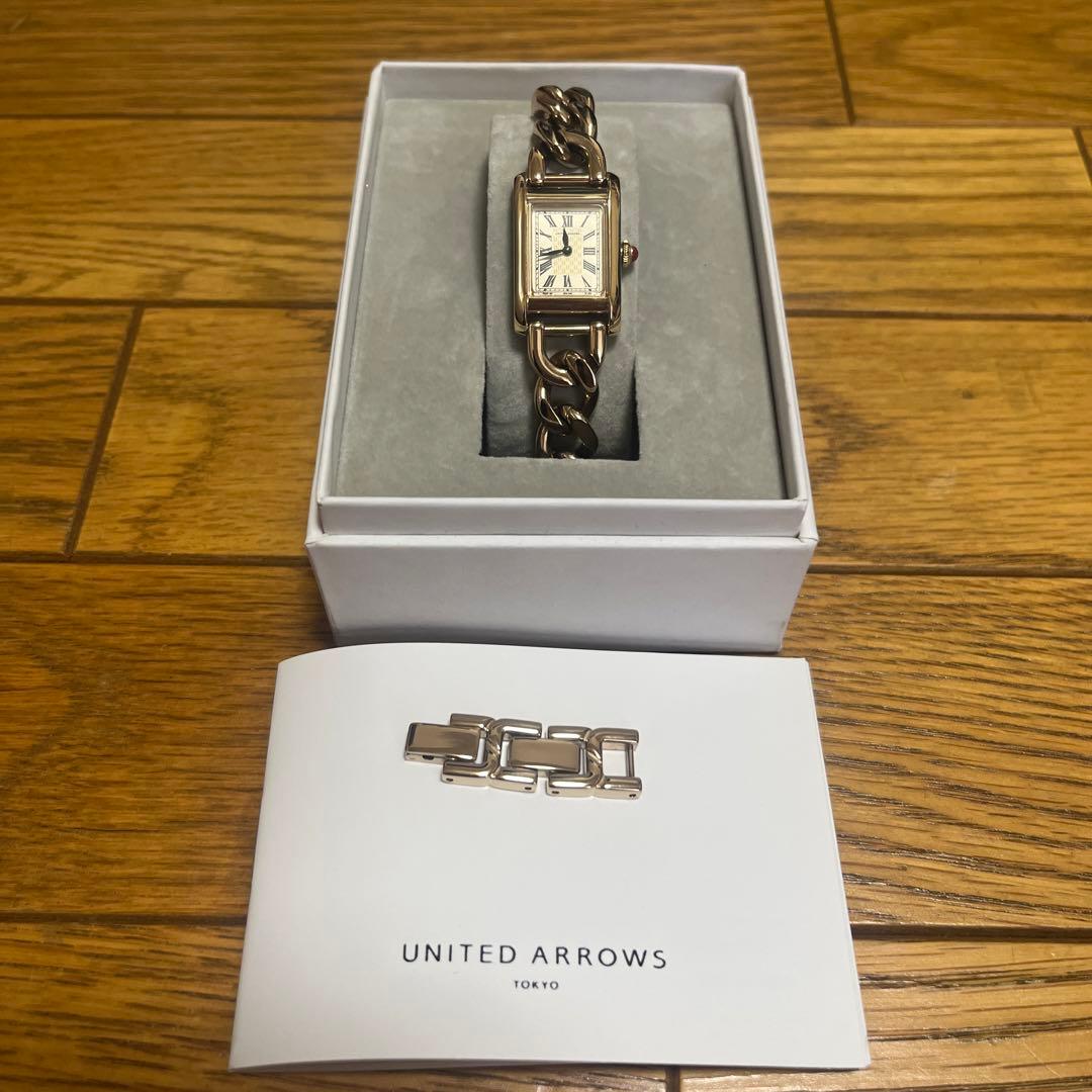 ユナイテッドアローズ スクエア チェーン 腕時計 - メルカリ
