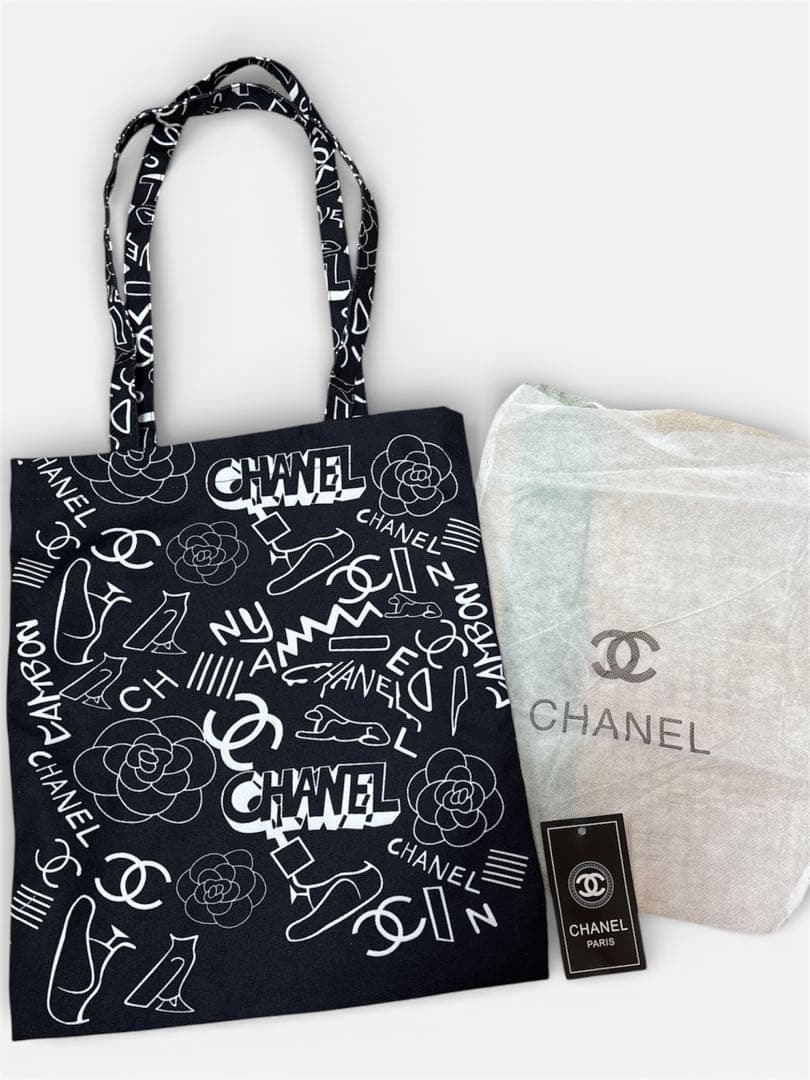 CHANEL ノベルティーシャネル VIPギフト トートバッグ ココマーク 黒