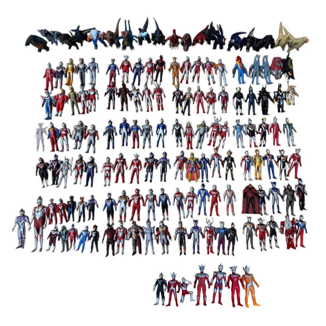 ウルトラマン・ウルトラ怪獣　ソフビ　フィギア　まとめ売り ウルトラマン 旧ウルトラ怪獣 シリーズまとめ売り27体！当時物ソフビ