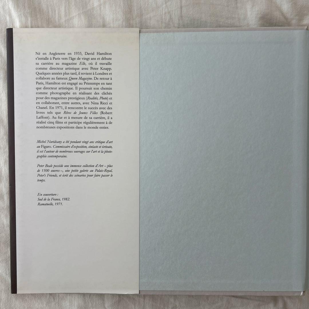 レア！David Hamilton 写真集 デヴィッド・ハミルトン