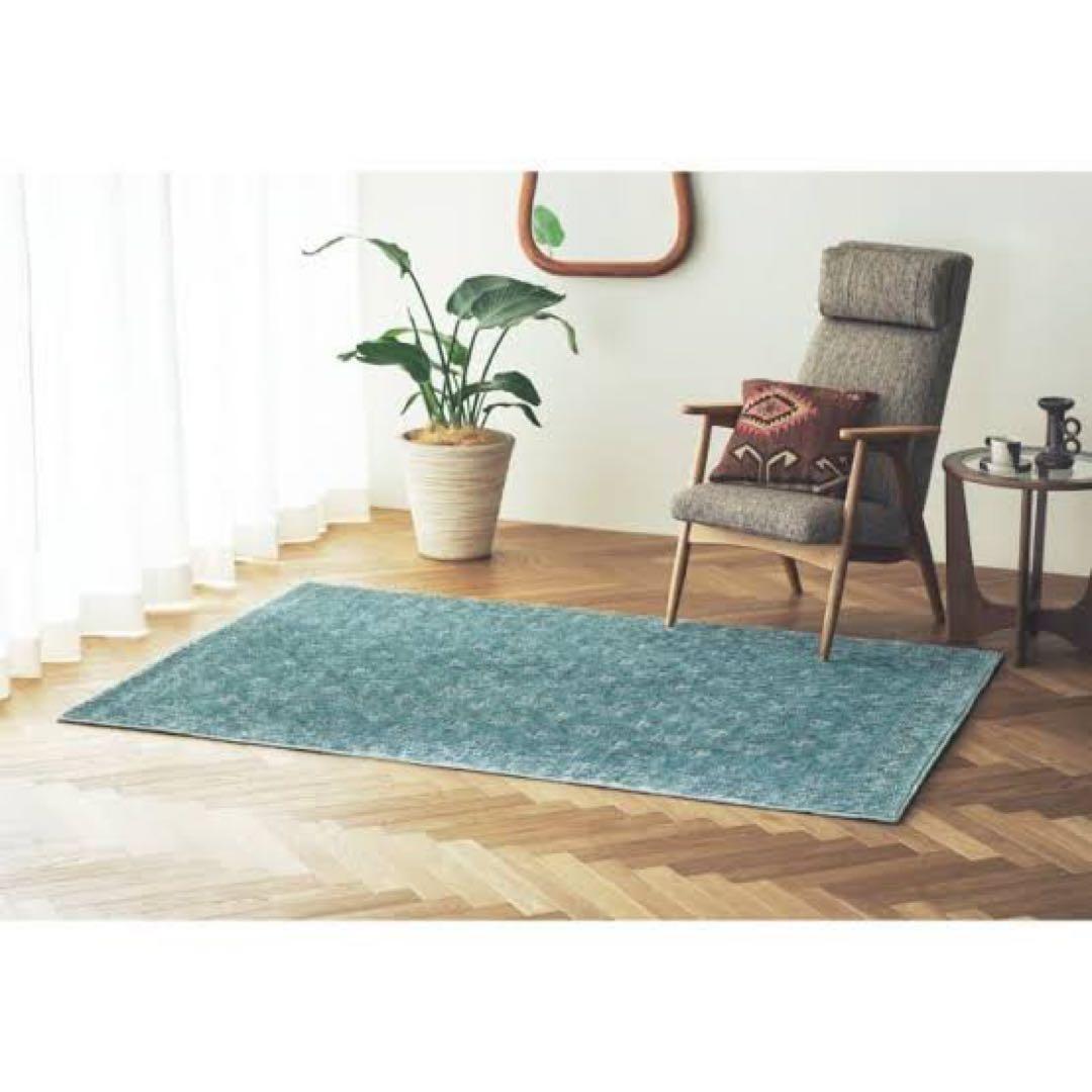 unico ラグ CALIGO（カリーゴ）グリーン 120×180 - メルカリ