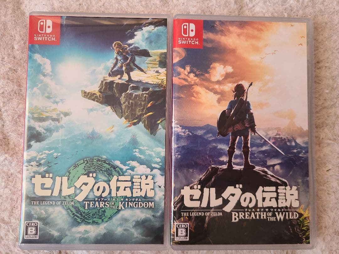 ゼルダの伝説 ブレスオブザワイルド、ティアーズオブザキングダム まとめ売り ゼルダの伝説 ブレスオブザワイルド ティアーズオブキングダム まとめ