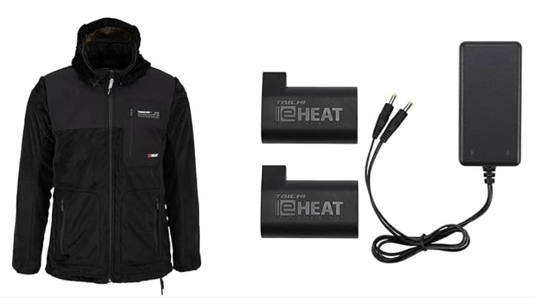 RSタイチ バイク 電熱 インナージャケット バッテリー セット品 相当お得な案内です、売り切れ御免！！RSタイチ電熱インナーSET : 2