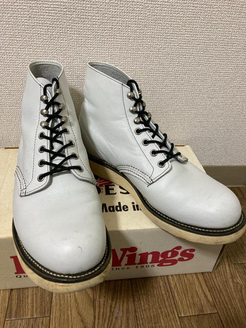 REDWING レッドウィング 8873 ホワイトブーツ 9.5D - メルカリ