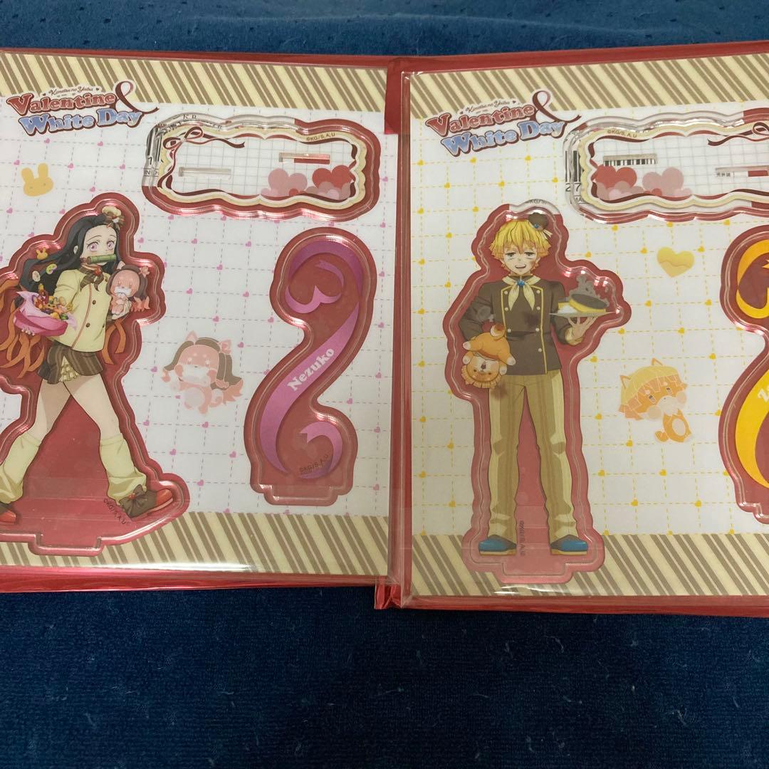 鬼滅の刃 竈門禰豆子×我妻善逸 バレンタイン×ホワイトデー アクリル