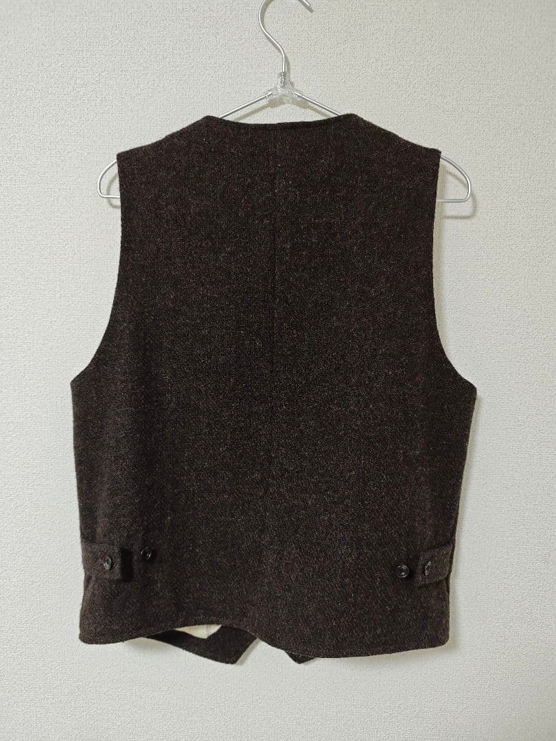 Lee ハリスツイード ウールベスト ヴィンテージ オーブ グランジ 70s