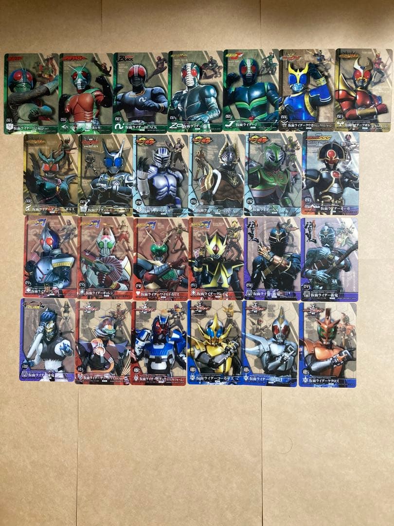 仮面ライダー チョコウエハース1・2・3 カード 全109種コンプ - メルカリ