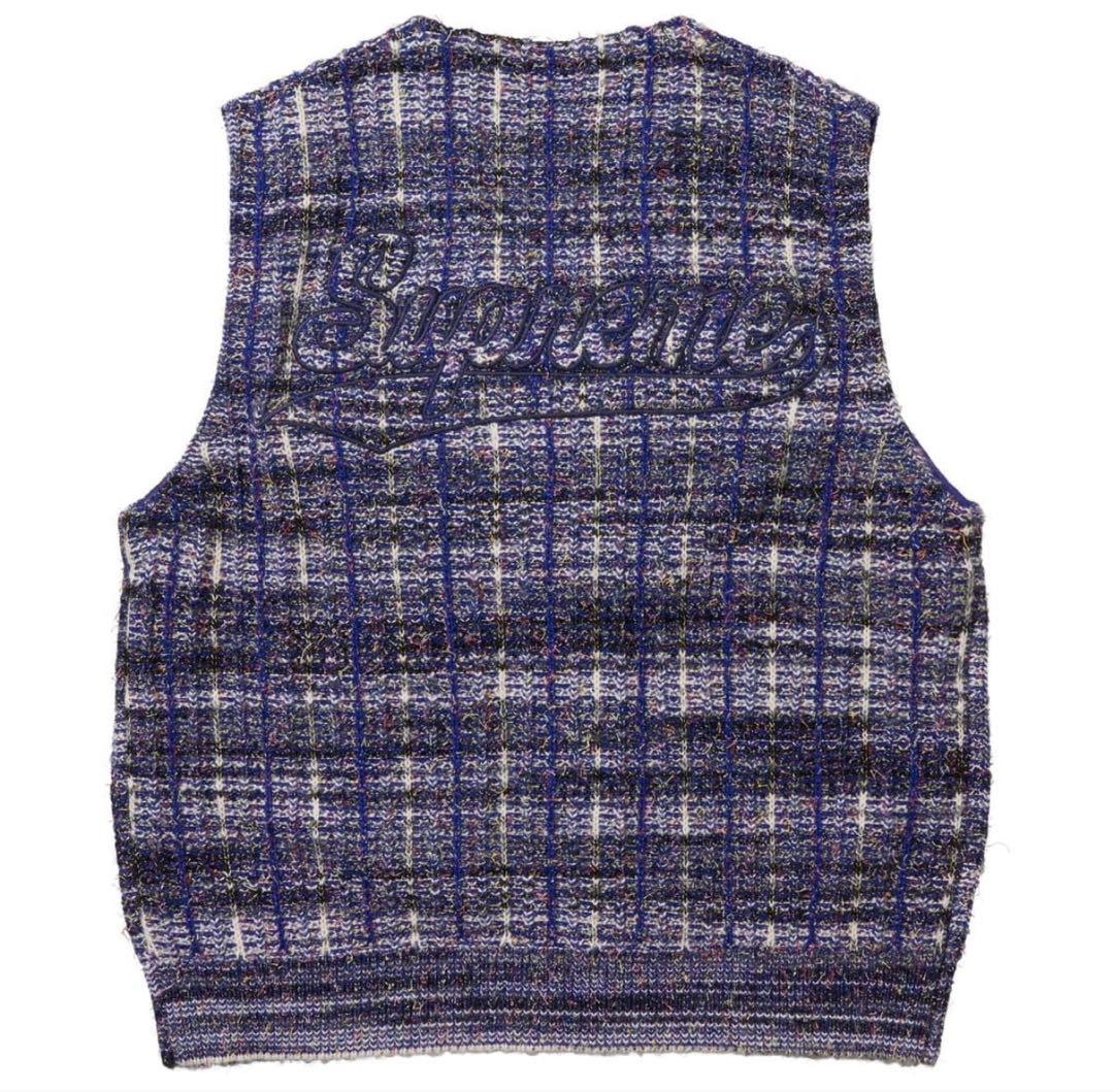 Supreme Speckled Zip Up Sweater Vest M - メルカリ