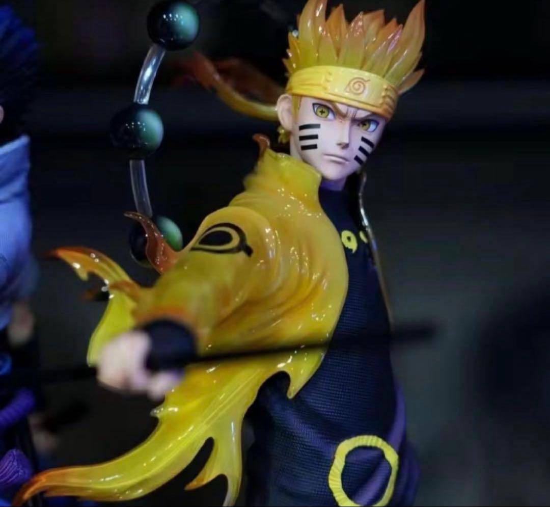 激レア】NARUTO ナルト×サスケ 九喇嘛チャクラモード 海外フィギュア