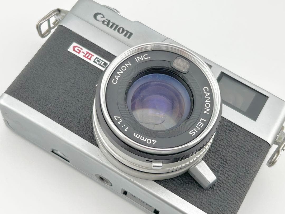 完動品】 Canon Canonet QL17 GIII 動作確認モルト貼替済 激安