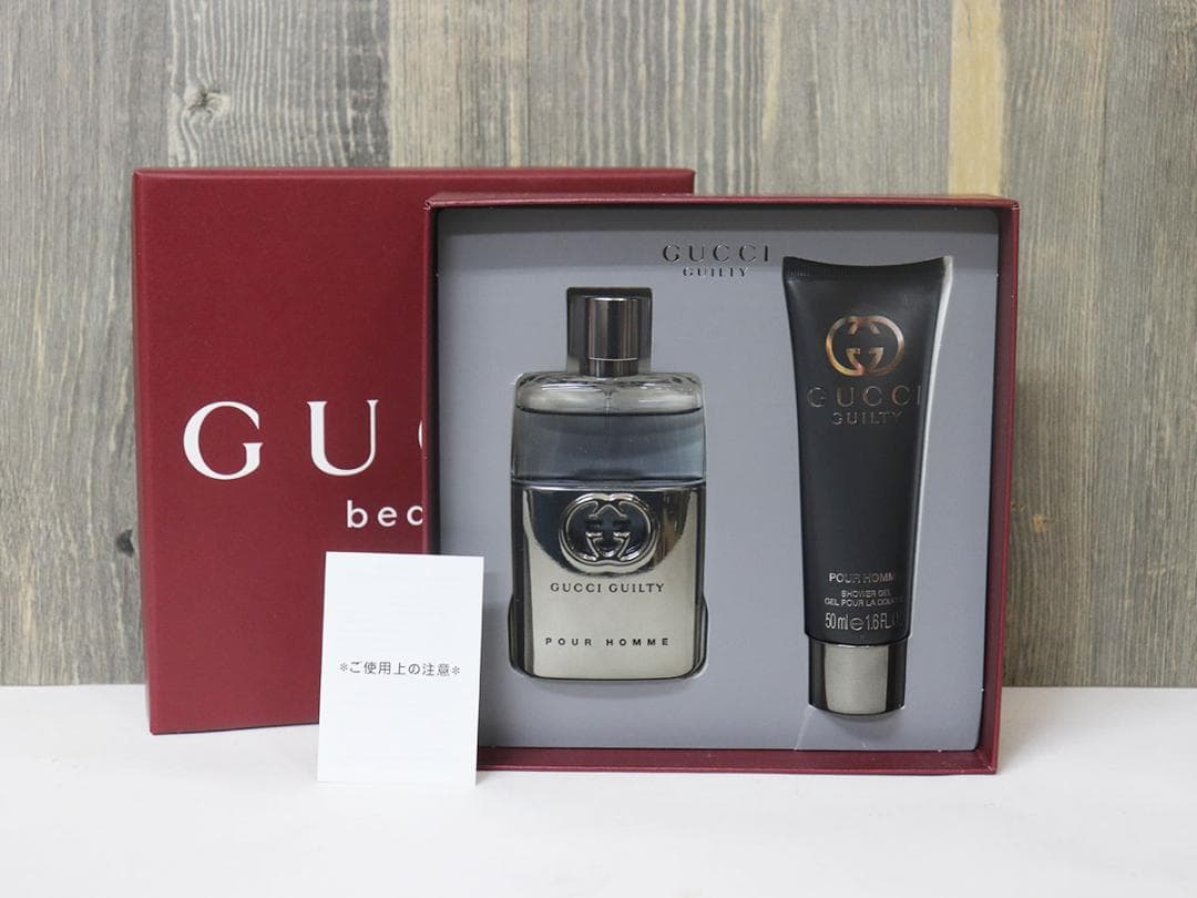 グッチ ギルティ  プールオム オードトワレ／シャワージェル［2点セット］ Amazon | グッチ ギルティ プールオム オードトワレ 50mL | GUCCI