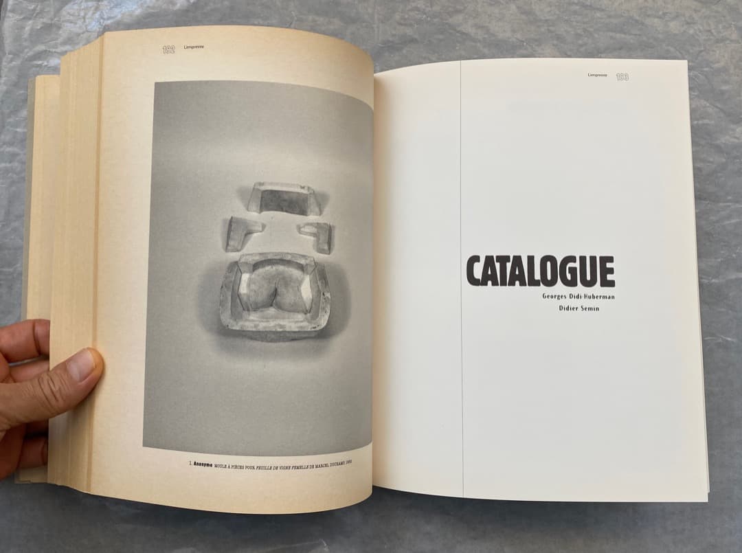 ディディ＝ユーベルマン『痕跡展（L'empreinte）』カタログ、1997