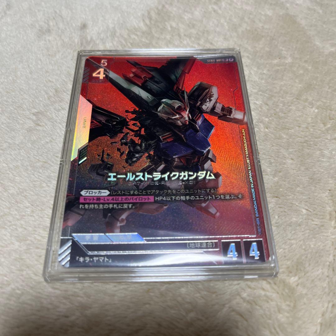 ガンダムカードゲーム エールストライクガンダム ベータ版 パラレル LR+ LR+ エールストライクガンダム(パラレル)(リミテッドBOX Ver.β収録