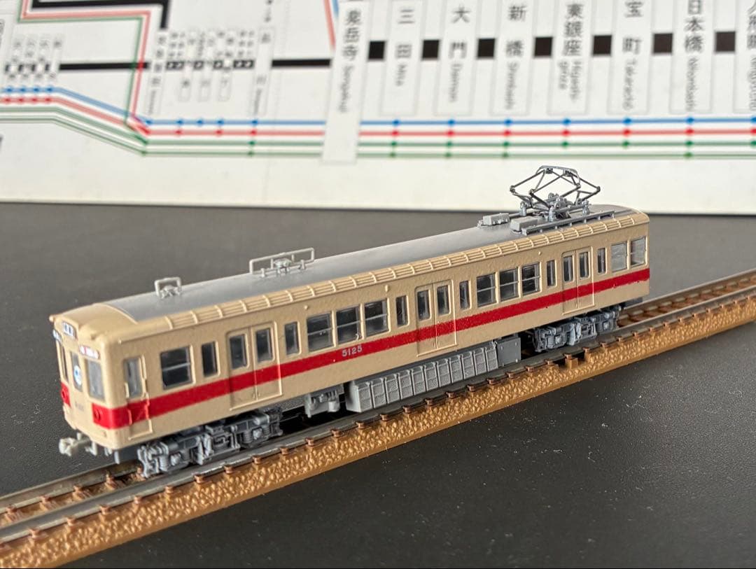 管理番号1706 都営5000形 Nゲージ 未塗装キット素人組立品4両