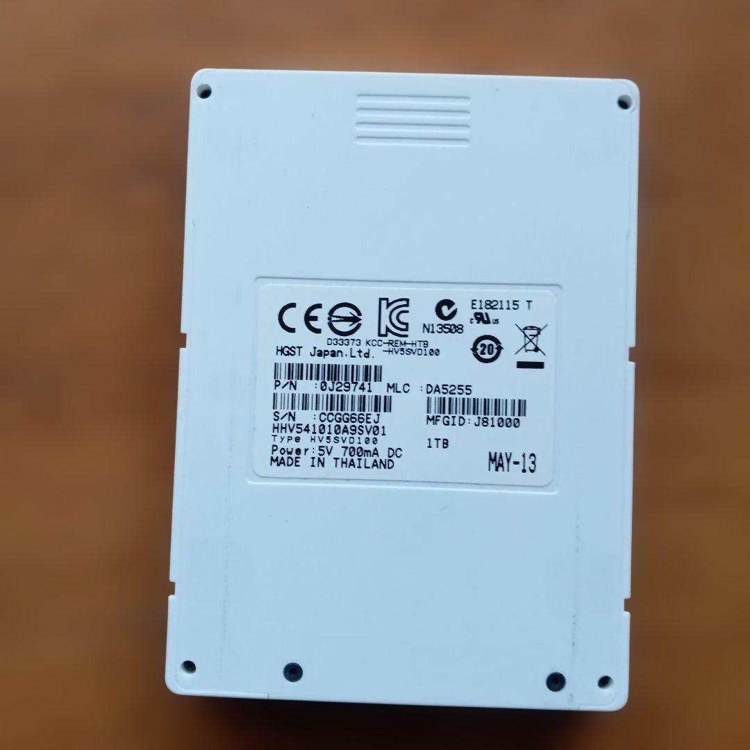 日立Wooo対応 HGST iVDR-S iS1000 1TB 録画用HD